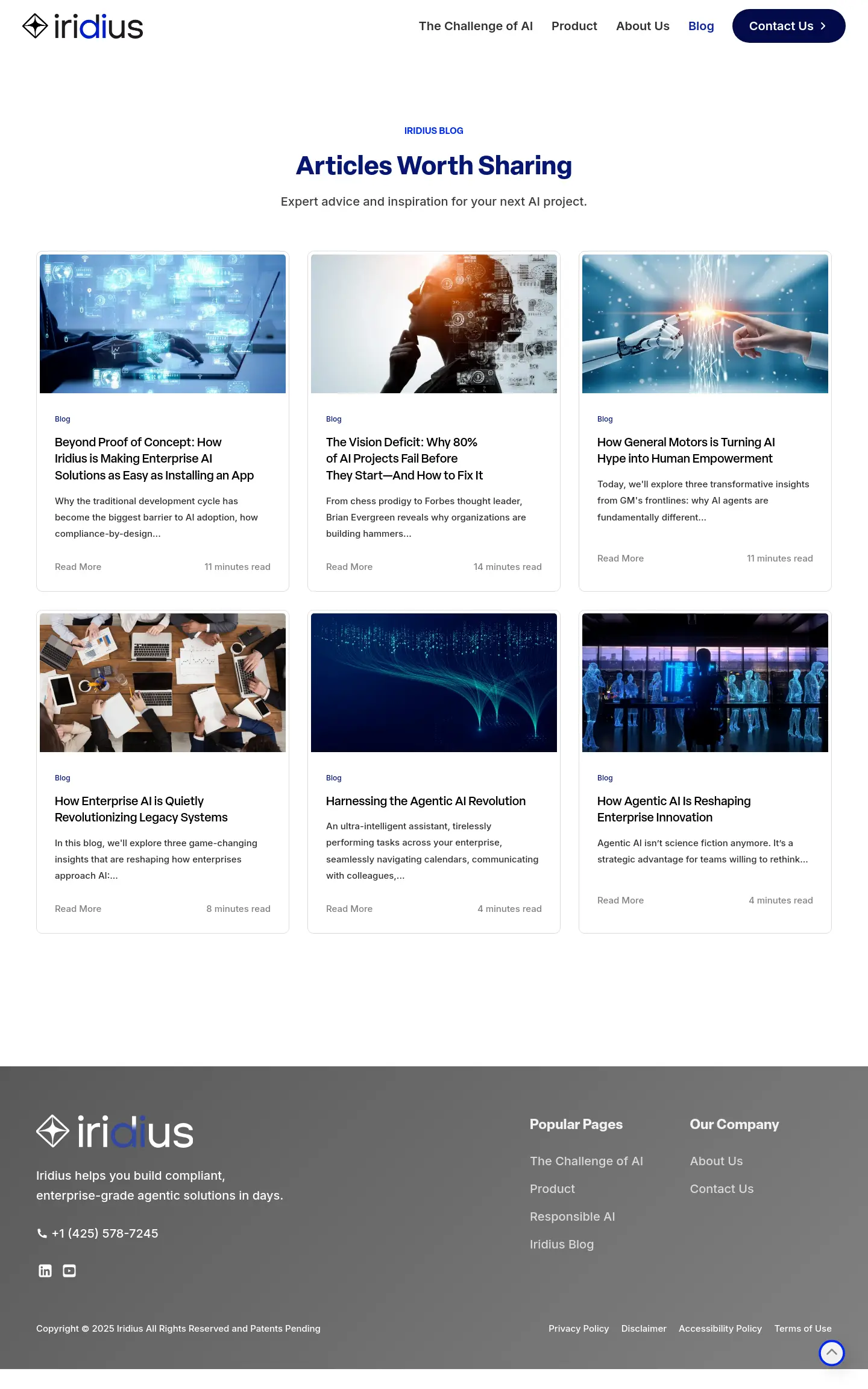 blog page